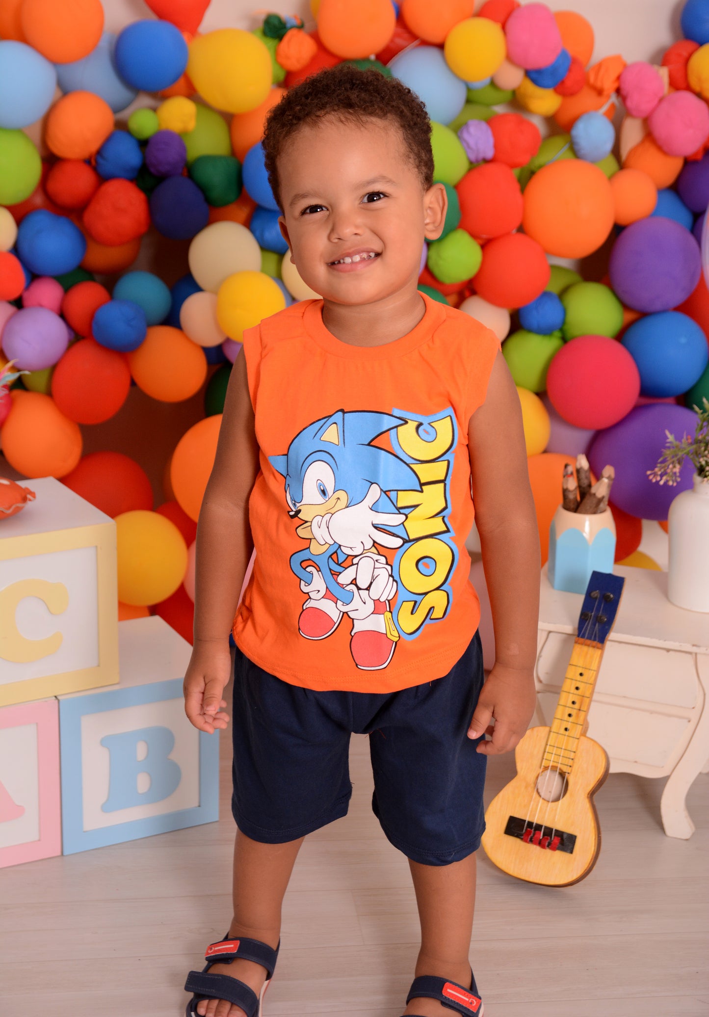 Camisa Regata Sonic